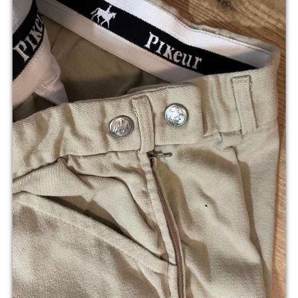 Pikeur Rhodia Sport Womens 26/28 English Riding Habits Breeches Beige Pants 28"L - Picture 5 of 10